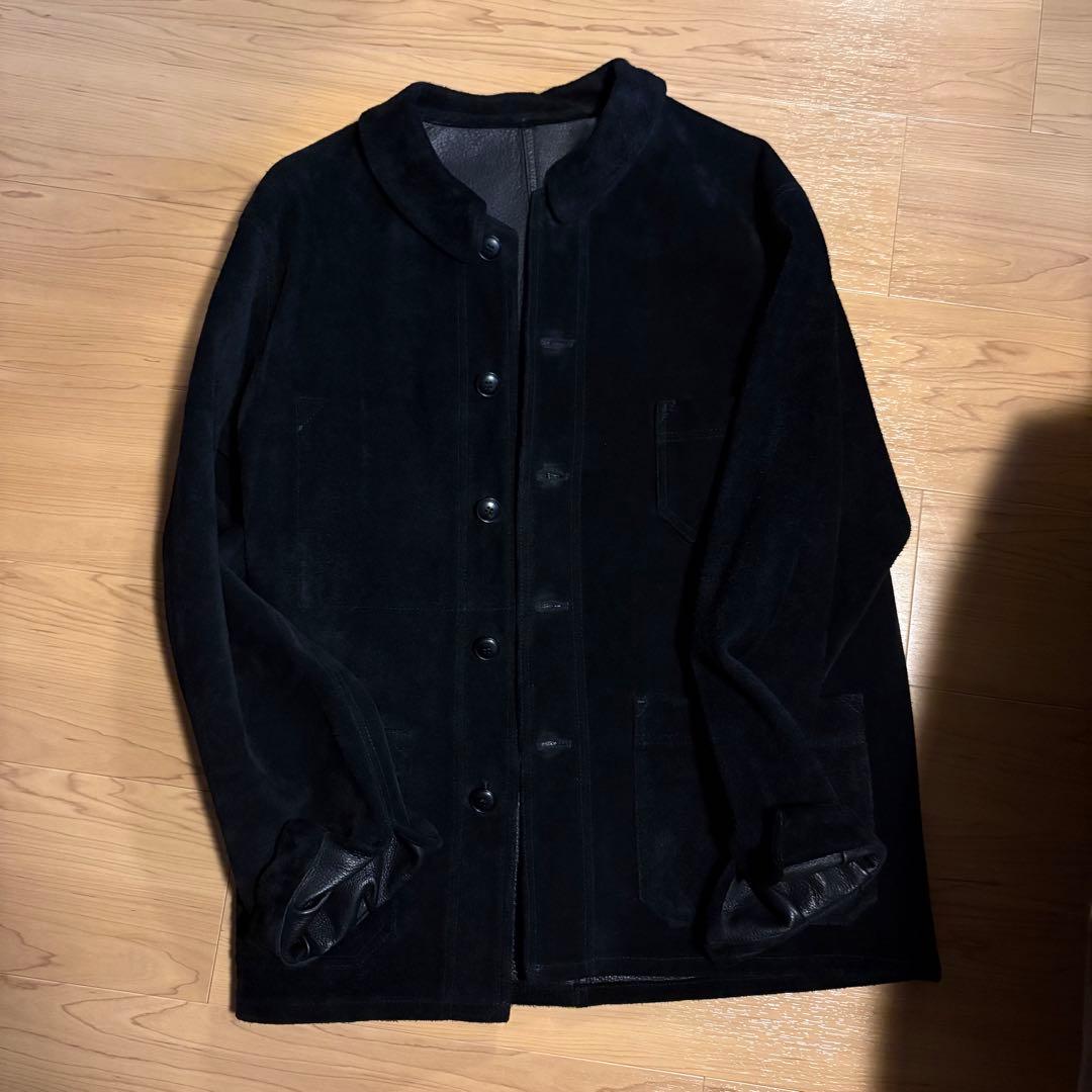 定価12万Bshop別注Sisii シシ スエードフレンチワークレザージャケット