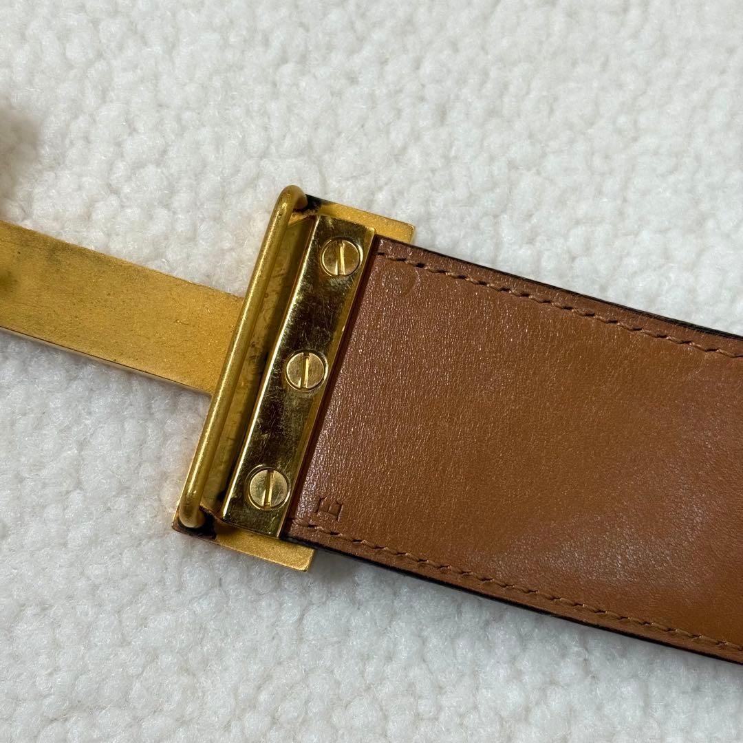 【希少】HERMÈS クロコダイル コンスタンス ベルト　エルメス