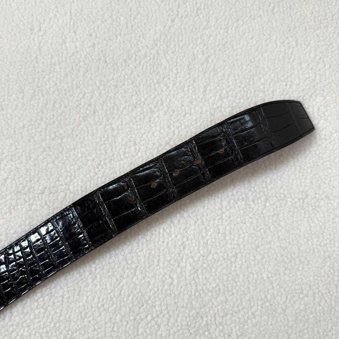 【希少】HERMÈS クロコダイル コンスタンス ベルト　エルメス