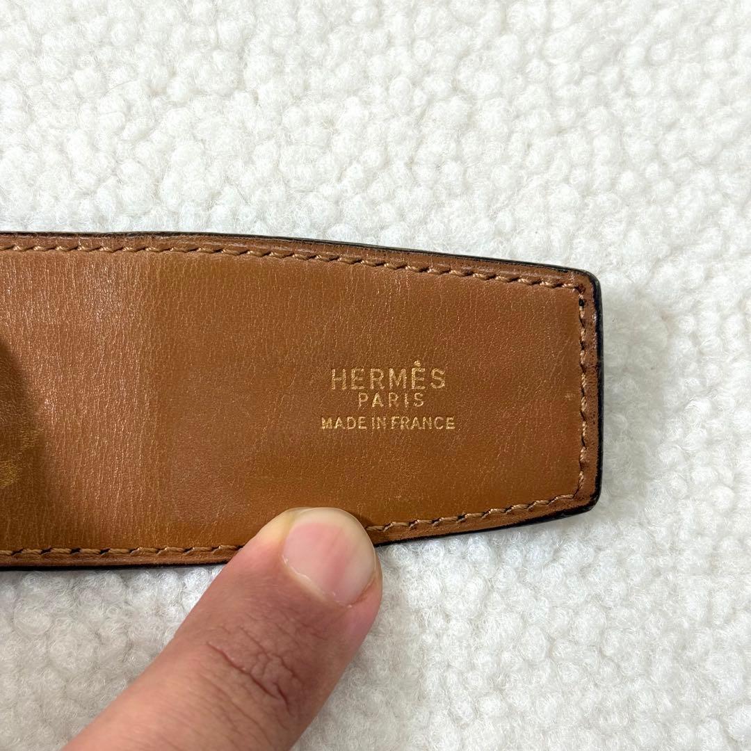 【希少】HERMÈS クロコダイル コンスタンス ベルト　エルメス