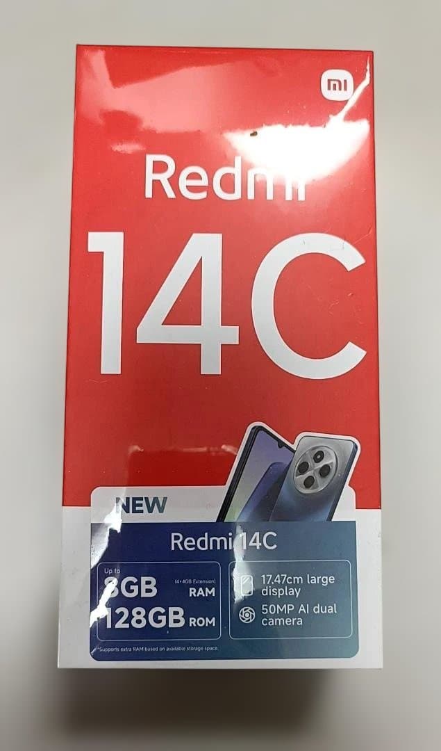 新品未開封 Redmi 14C RAM 128GB ROM Black