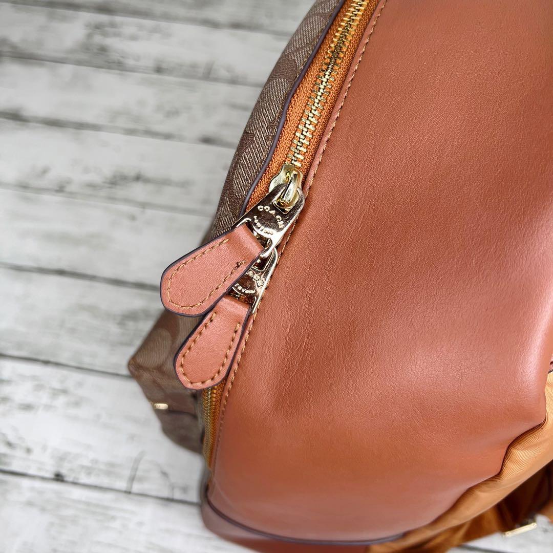 COACH コーチ シグネチャー リュック バッグパック 極美品