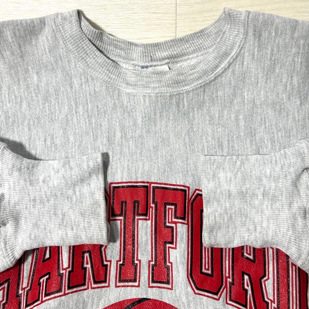 XXL【良品】90s Champion リバースウィーブ 3段ロゴ スウェット