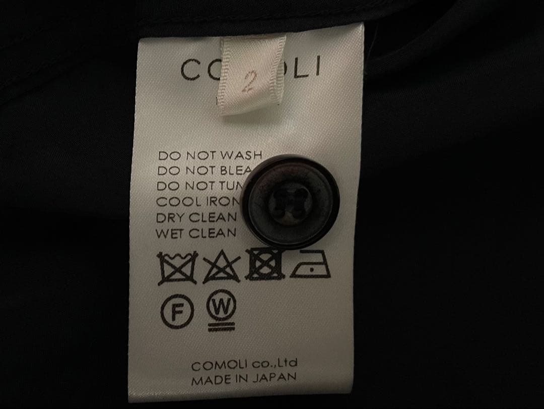 COMOLI コモリ 17SS Silk Utility Jacket