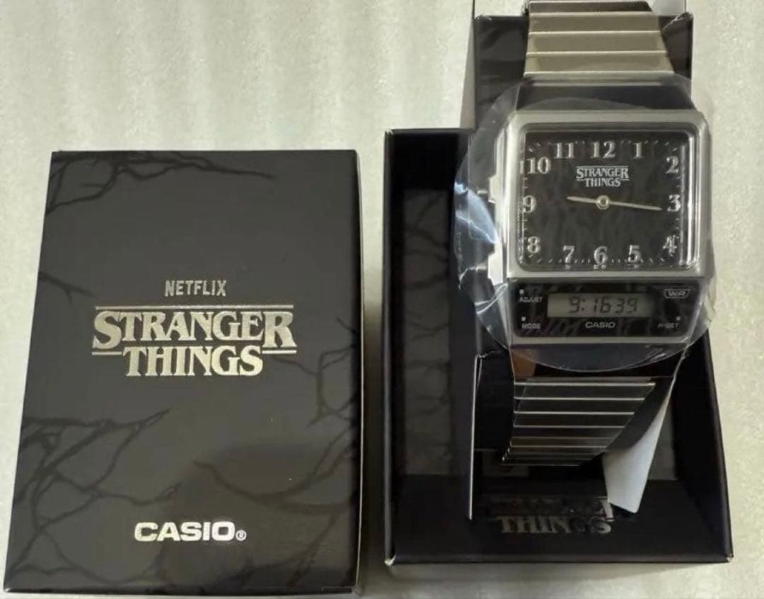 新品 AQ-800EST-1AJR CASIO STRANGER THINGS