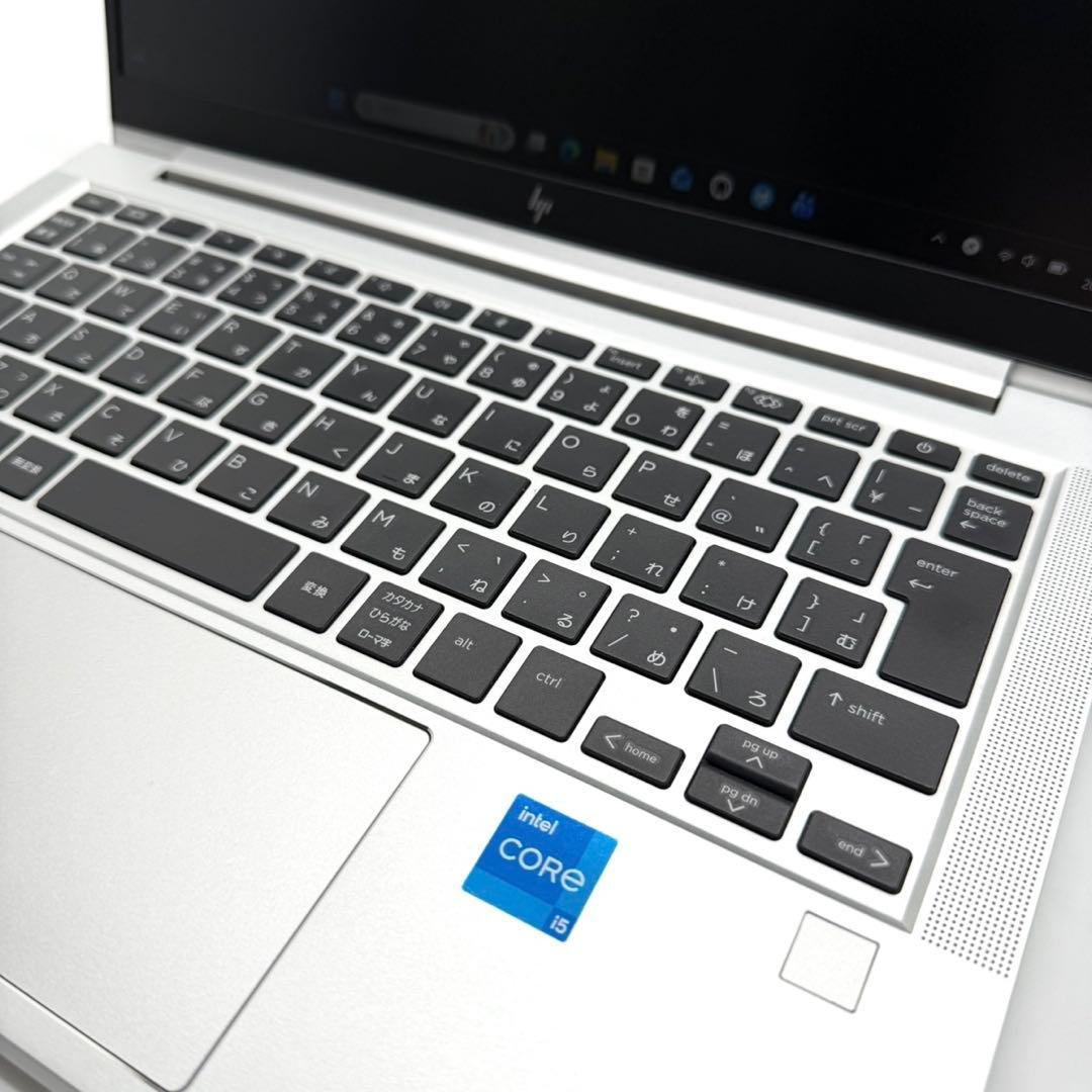 美品 HPノートパソコン 12世代 静音NVMe256 指紋認証 11Pro