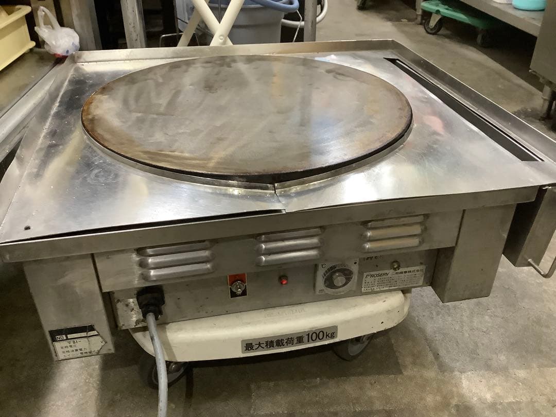 クレープ焼き機　クレープ　単相200v クレープ焼き