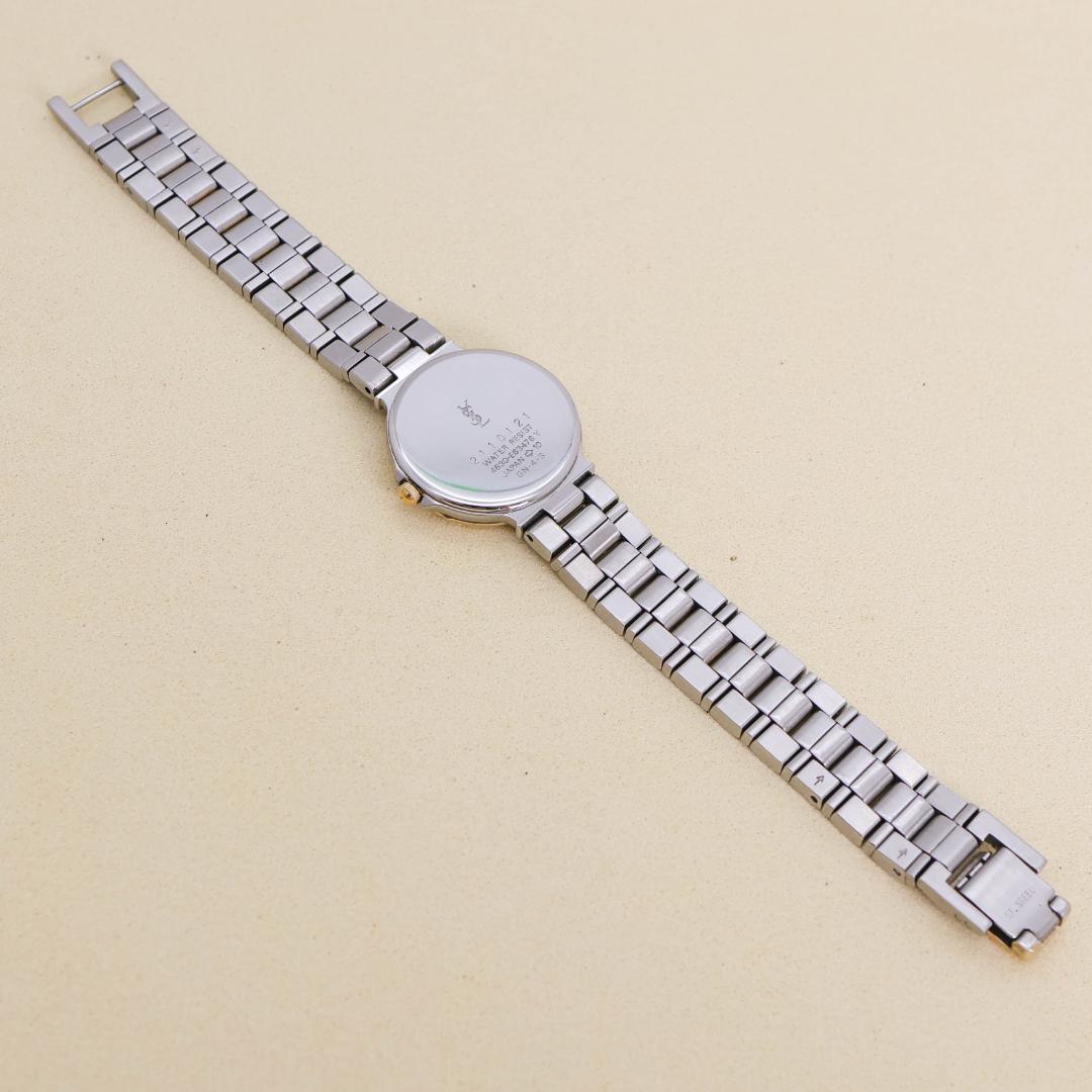 稼働 イヴサンローラン 腕時計 YSLロゴ レディース ブレスレット 2568