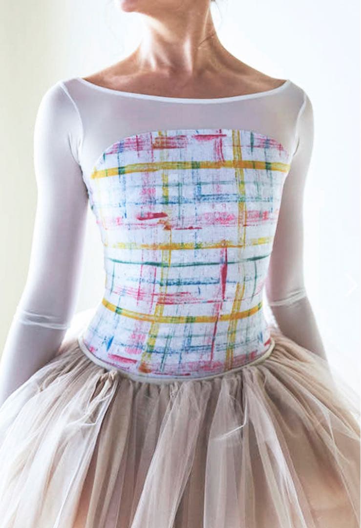 試着のみ　新品　stina Mサイズ 長袖レオタード