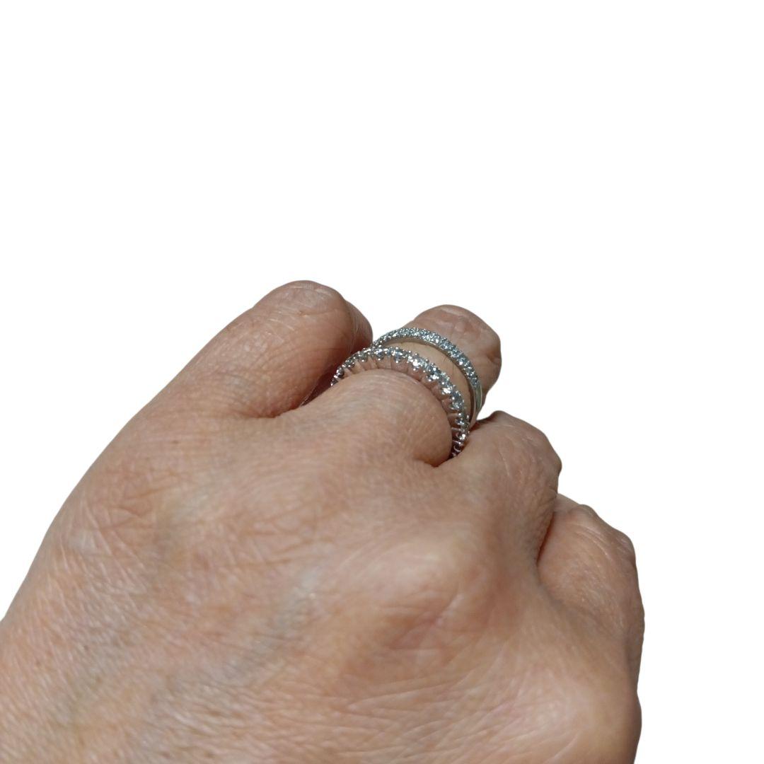 18K /WGリング　フルエタニティ D1.00ct　8.5サイズ