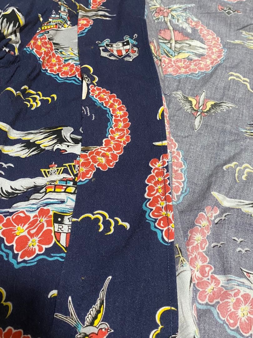 ダブルアールエルRRLアロハシャツ