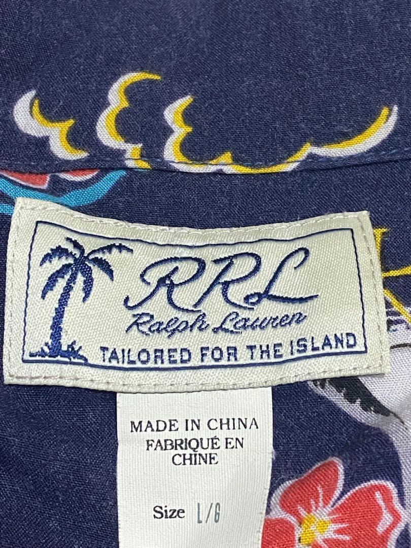 ダブルアールエルRRLアロハシャツ