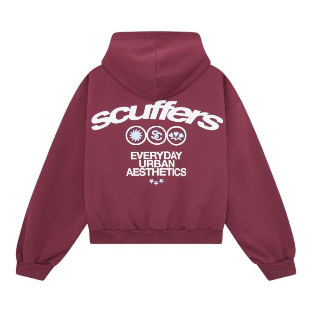 scuffers フードパーカー 短丈