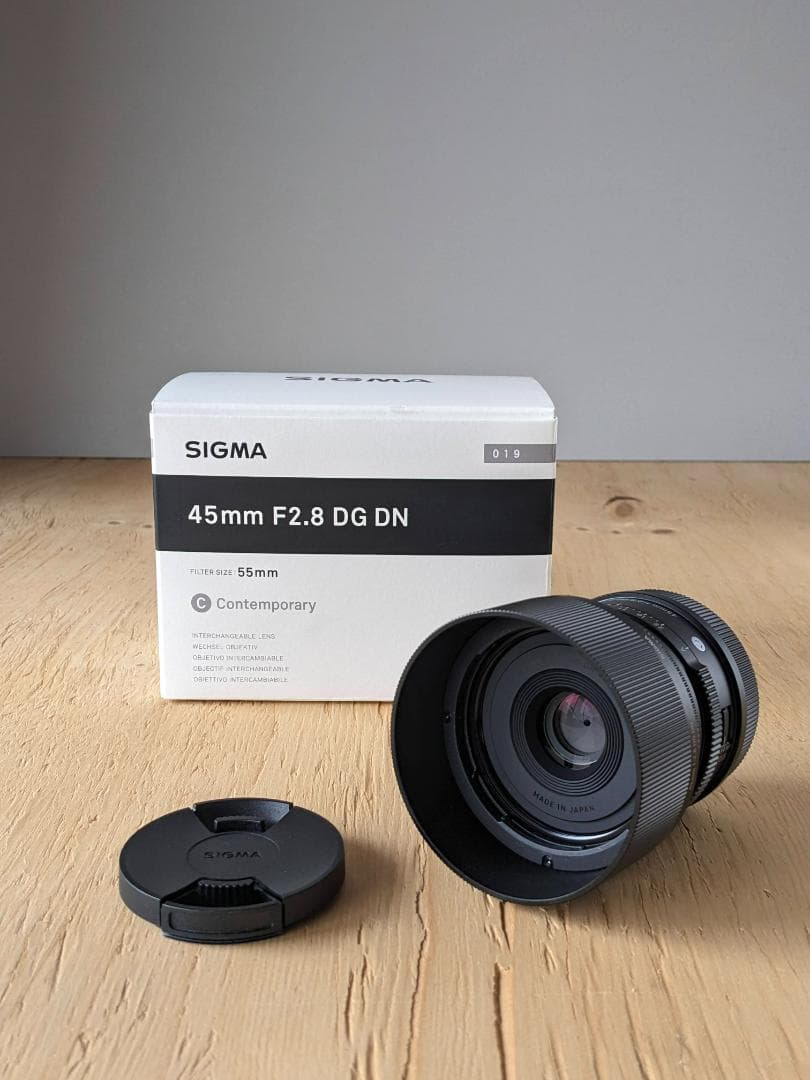 【超美品】SIGMA シグマ 45mm F2.8 DG DN Lマウント 箱付き