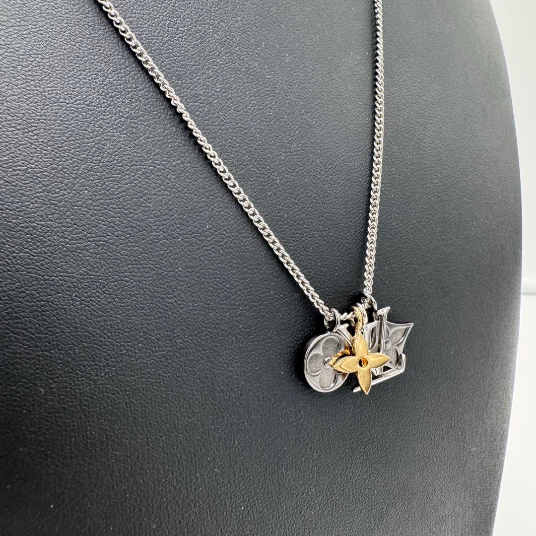 超美品☆ルイヴィトン LV インスティンクト ネックレス M00521 モチーフ