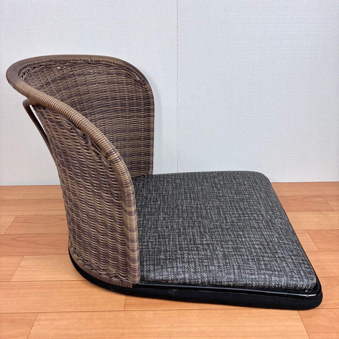 【2脚セット】桜屋工業 舞2型 『CHERRY』 座椅子 ラタンチェア