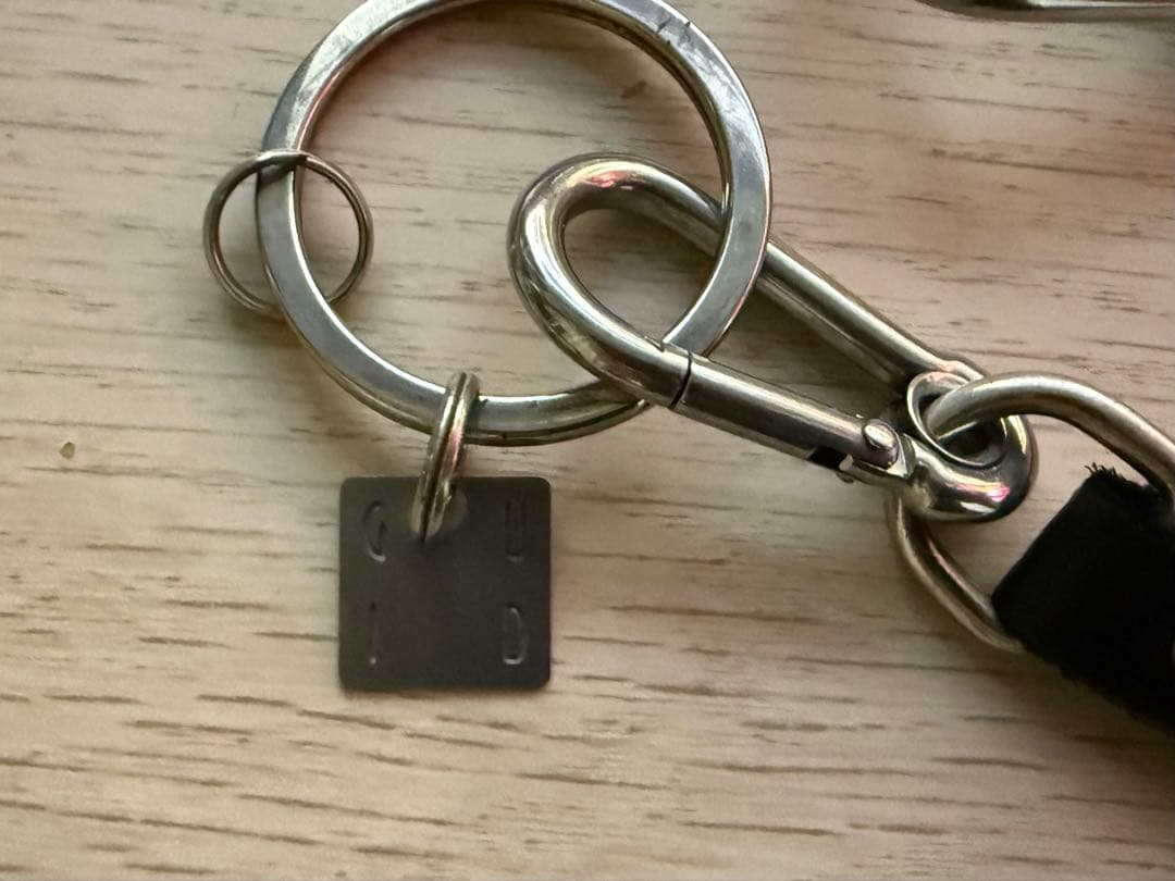 GUIDI(グイディ) KEYCHAIN BLACK