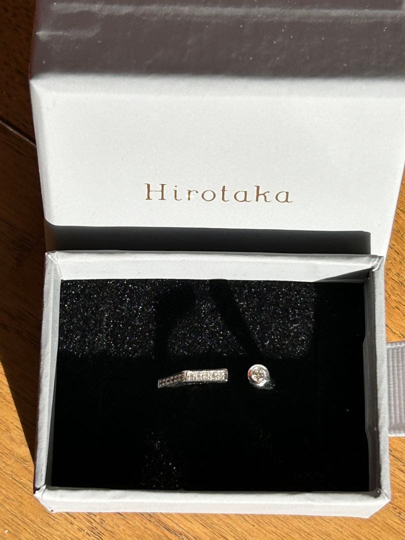Hirotaka MANHATTAN ダイヤモンド リング　WG 13号