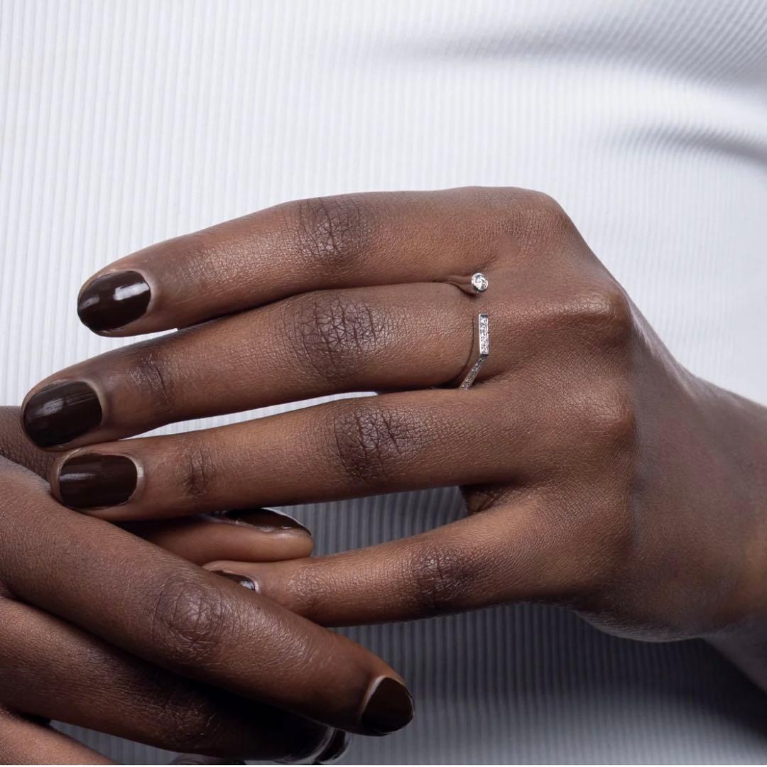 Hirotaka MANHATTAN ダイヤモンド リング　WG 13号