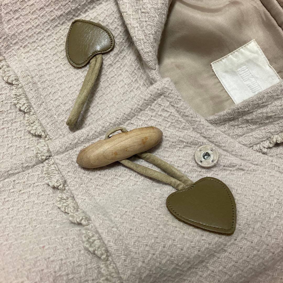 ピンクハウス Pコート ロング フード マント プリーツ ハート