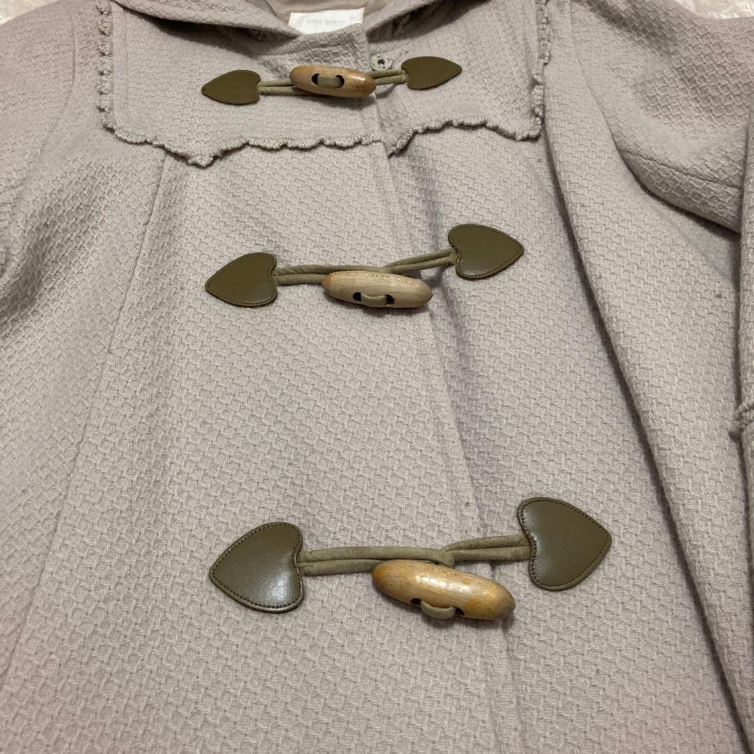 ピンクハウス Pコート ロング フード マント プリーツ ハート