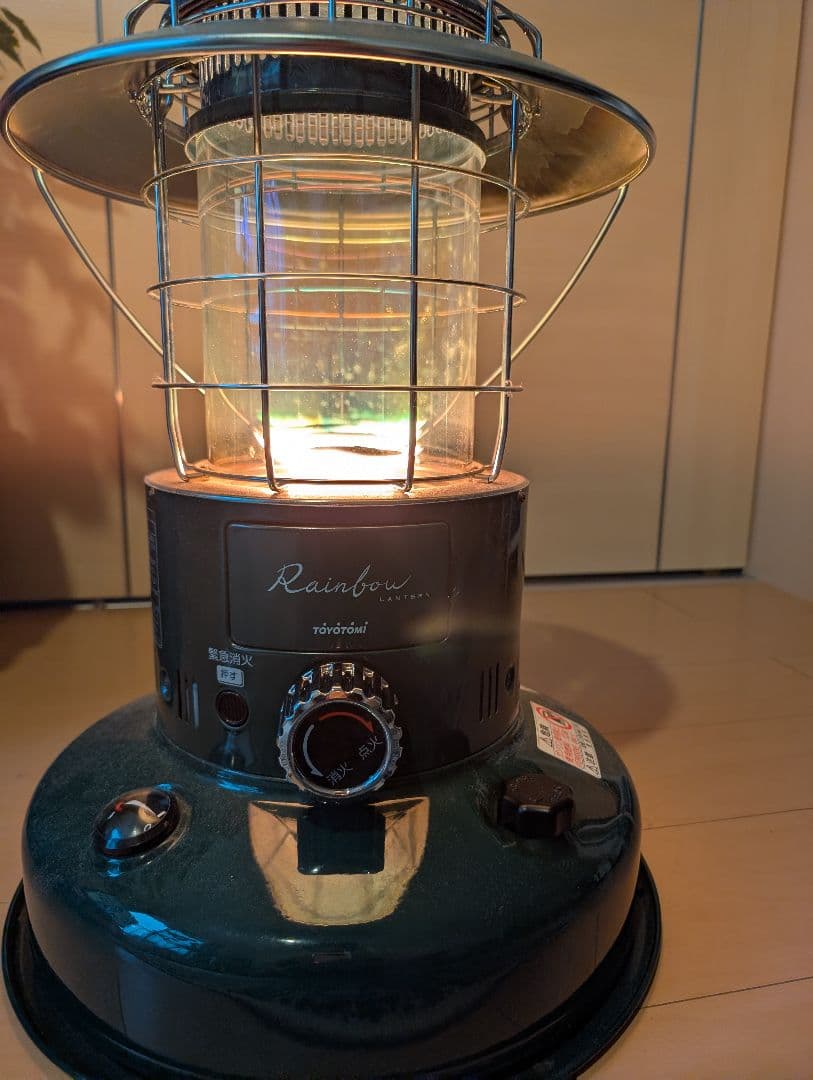 TOYOTOMI Rainbow 石油ファンヒーター グリーン