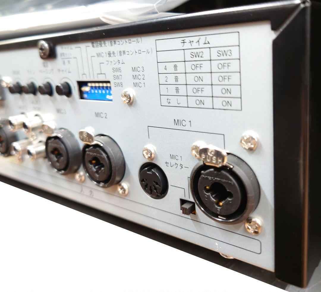 ■【取説・電源ACケーブル付】TOA A-1803 放送用アンプ