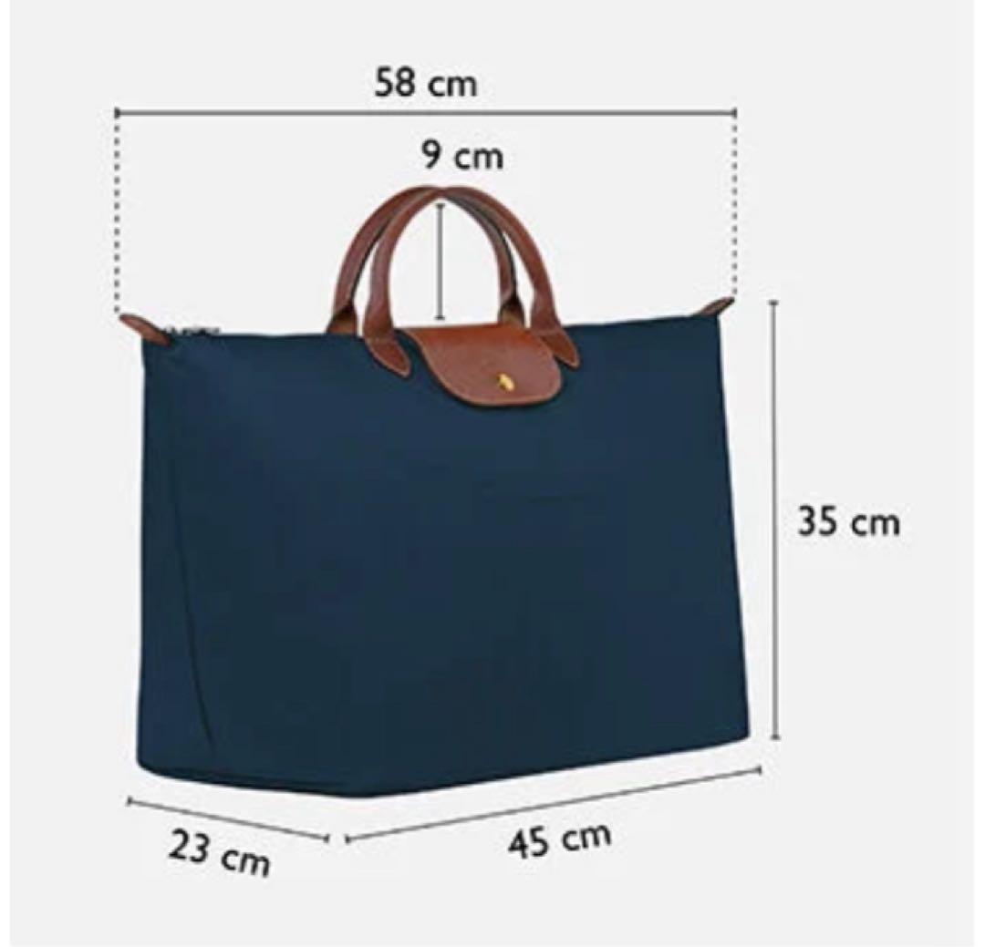 Longchamp・ロンシャン・グレー・ル プリアージュ・L・トラベルバッグ
