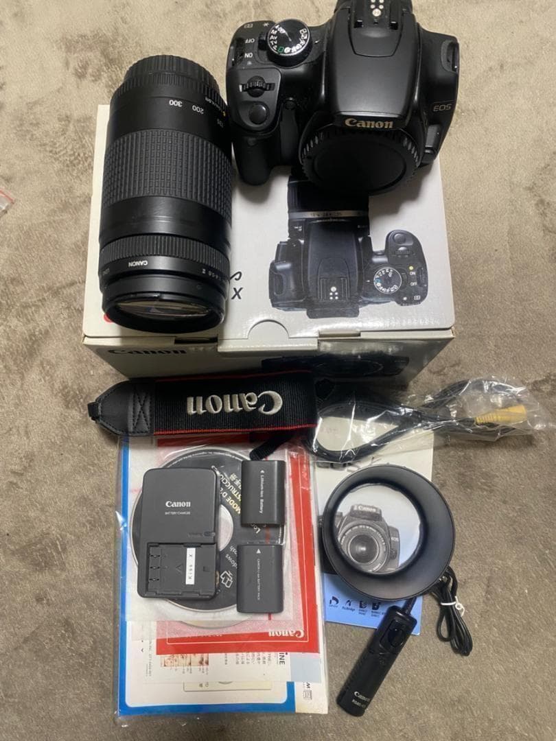 【美品】キャノン Canon EOS kiss Digital X　レンズセット