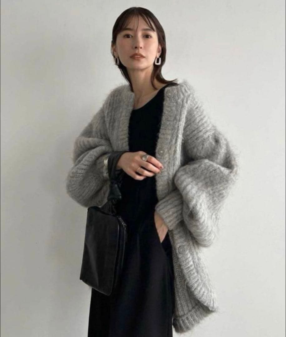 c*3様 clane MOHAIR SHAGGY CARDIGAN カーディガン