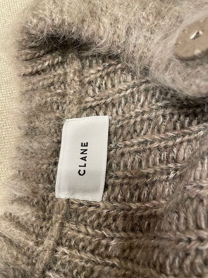 c*3様 clane MOHAIR SHAGGY CARDIGAN カーディガン