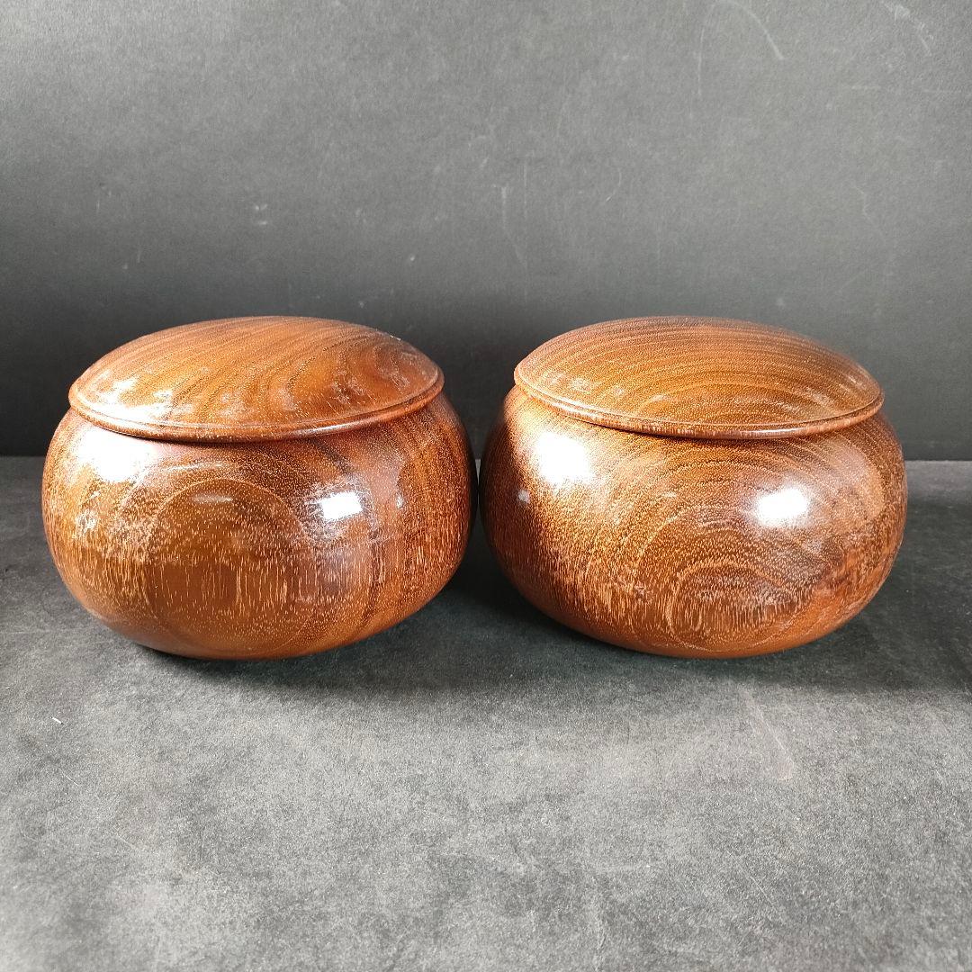 C18-3/天然本蛤38号・那智黒石/碁石/囲碁/碁笥/国産/骨董