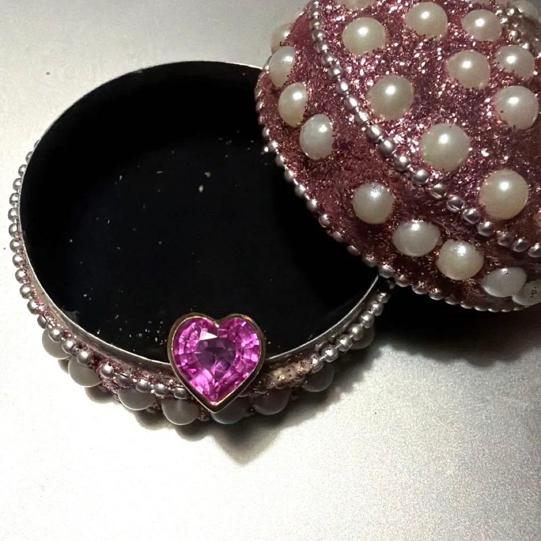 マジョラム marjoram ピンクサファイア ハート型ピンクストーンリング