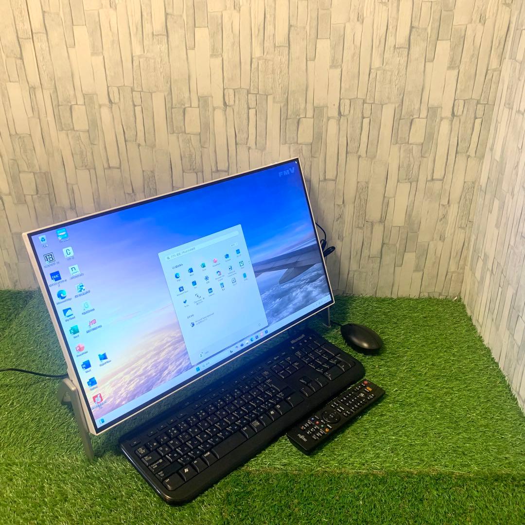 状態極上 9世代6コアi7 3波TV Office 富士通 WF1/D3 11