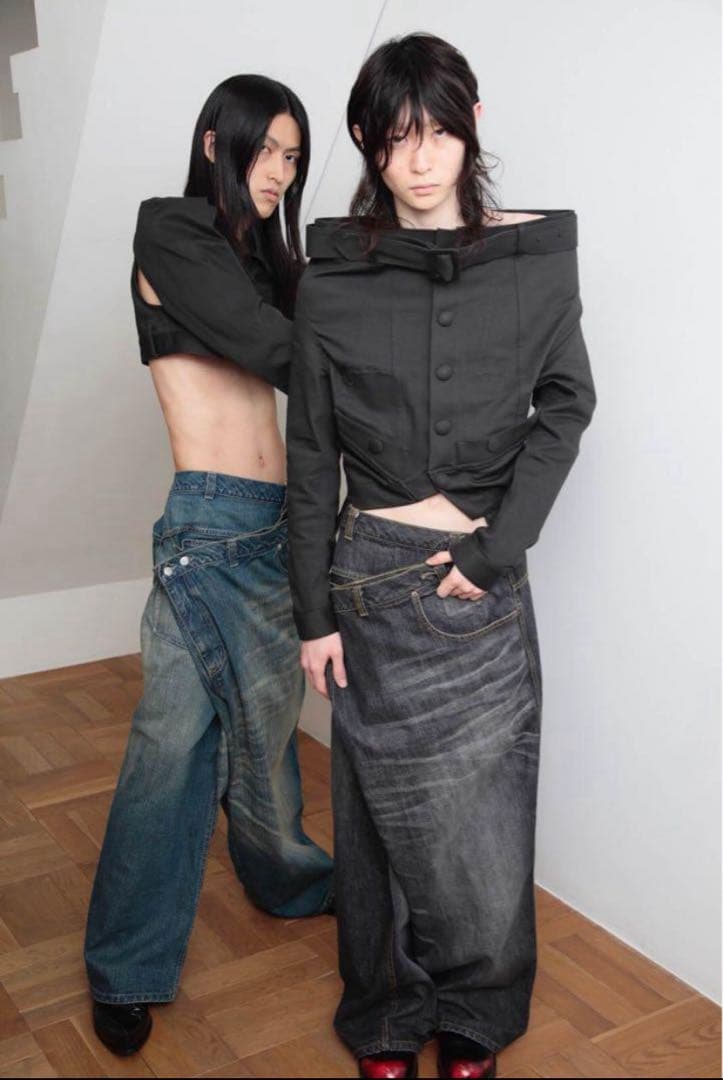 作*点様 ORIMI OVERLAP BUGGY DENIM PANTS Ind