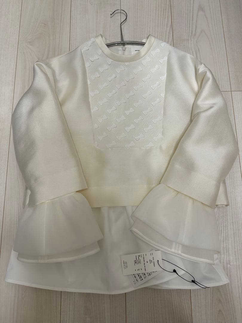 yori shirocon キティリボンボザムブラウス 36 新品未使用タグ付