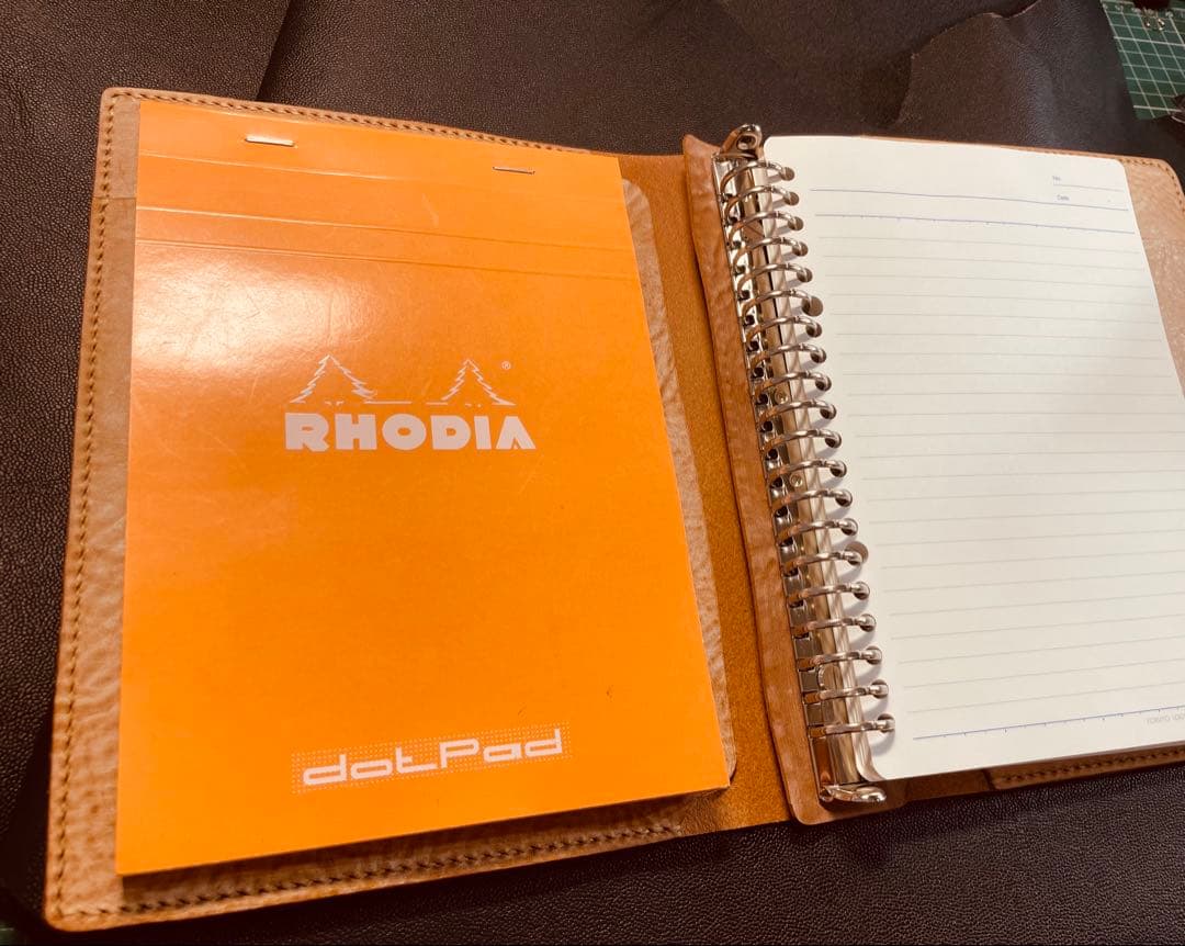 【てる】　A5 ルーズリーフバインダー　アラスカナチュラル