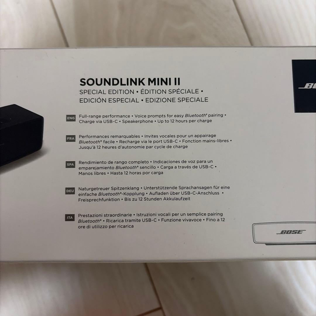 スピーカー・ウーファー BOSE SOUNDLINK MINI II SPECIAL EDITION