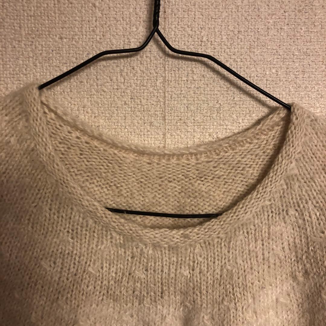 プエンテ　puente アルパカニット　ホワイト