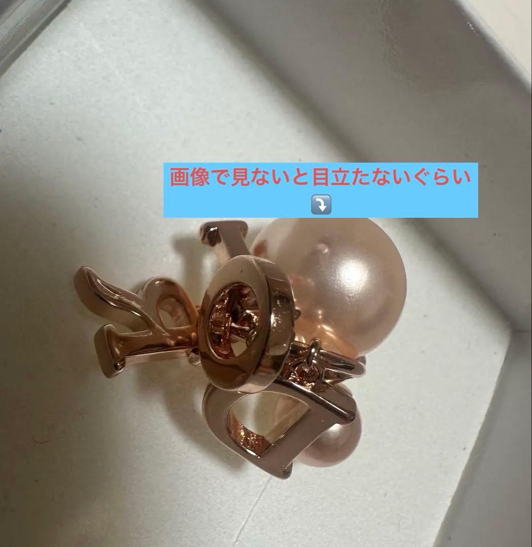 Dior ピアス ピンクゴールド