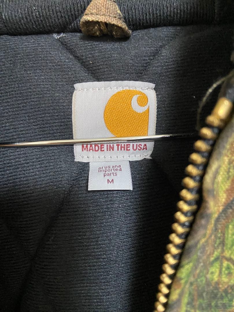 Carhartt カモフラージュ フード付きジャケット M