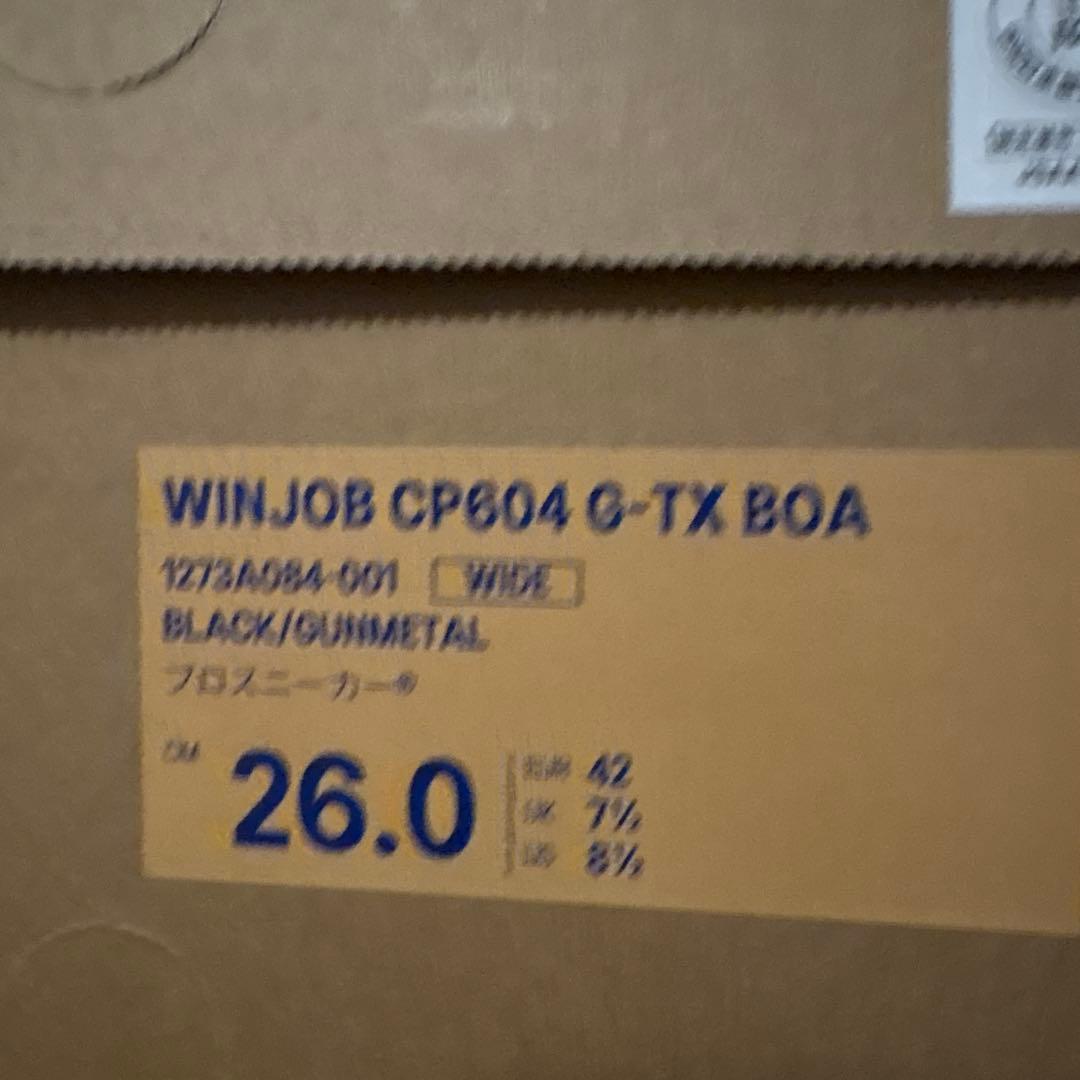 安全靴 ASICS WINJOB CP604 G-TX BOA 26cm