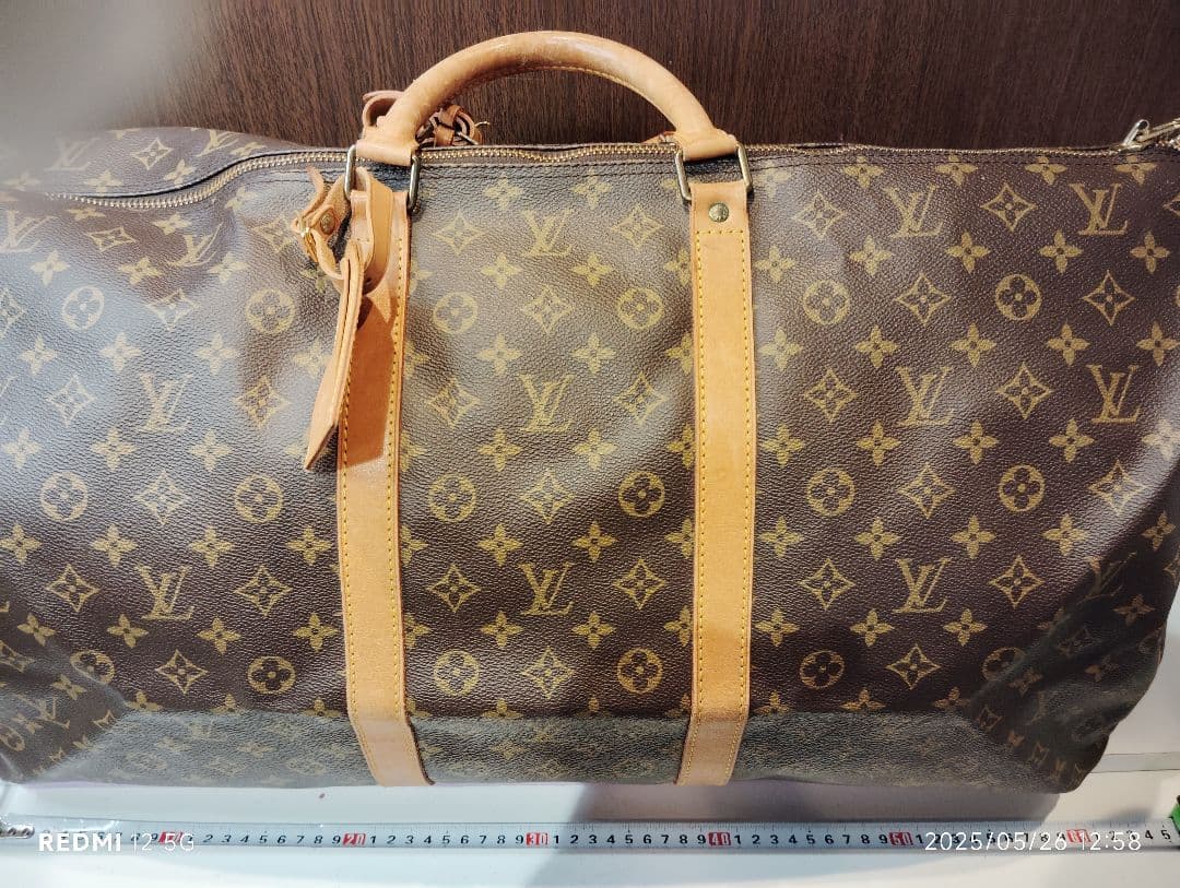 LOUIS VUITTON ルイヴィトン キーポル60 ボストンバッグ ブラウン
