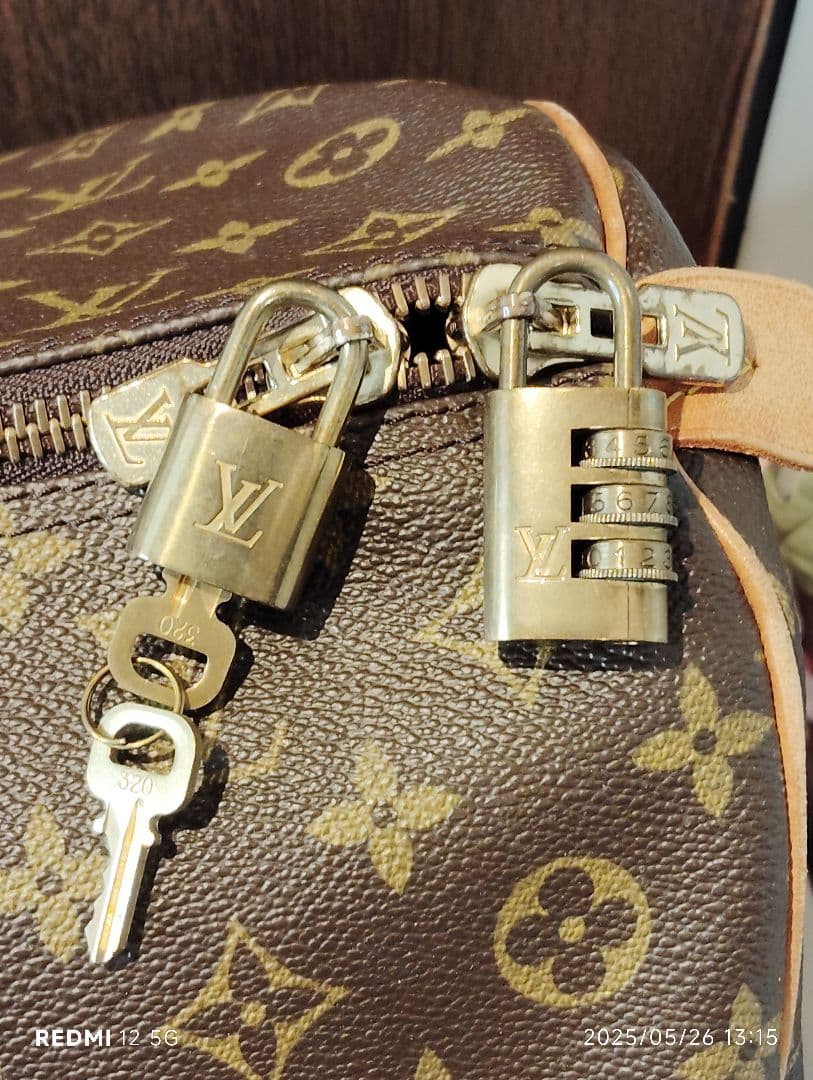 LOUIS VUITTON ルイヴィトン キーポル60 ボストンバッグ ブラウン