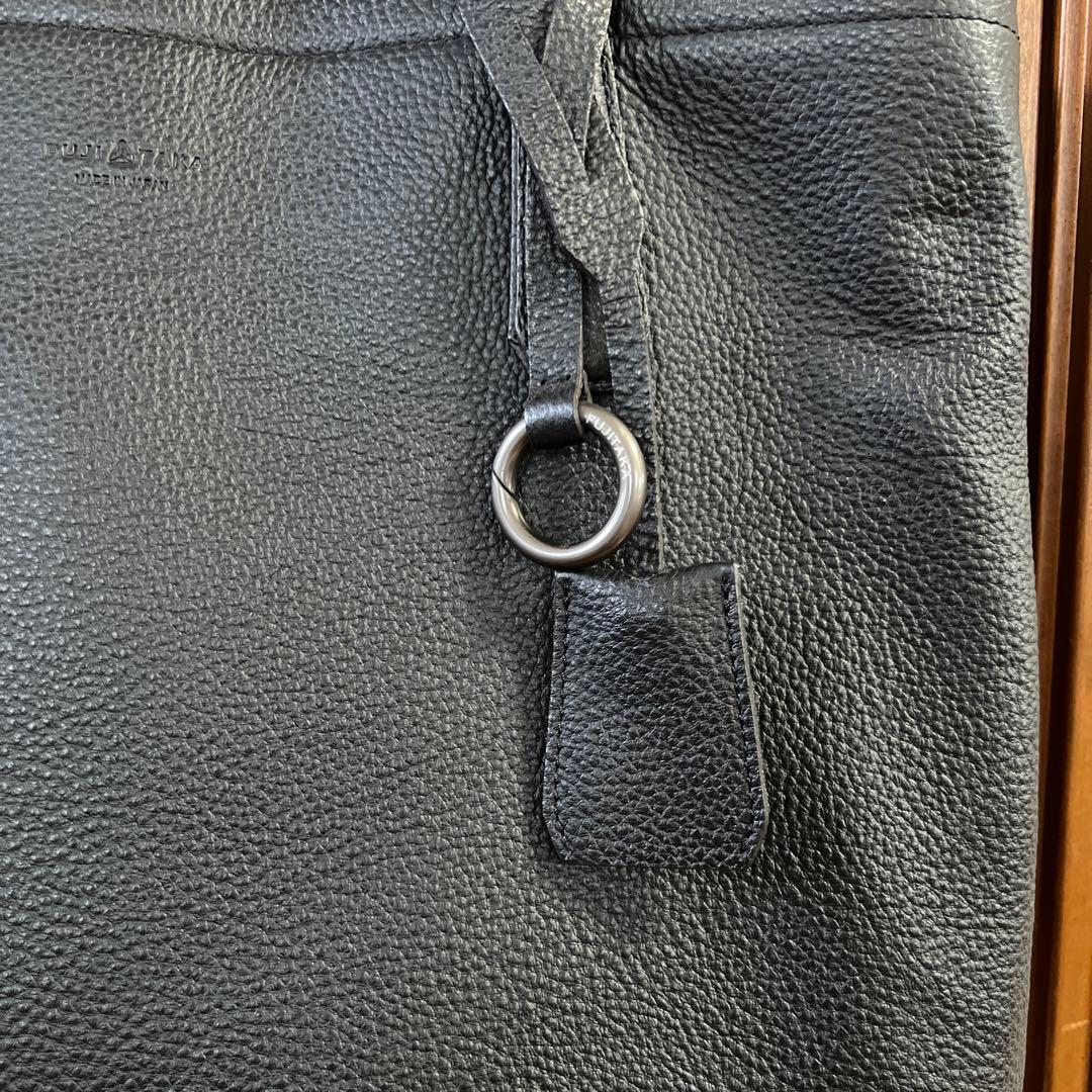 【美品】黒レザートートバッグ