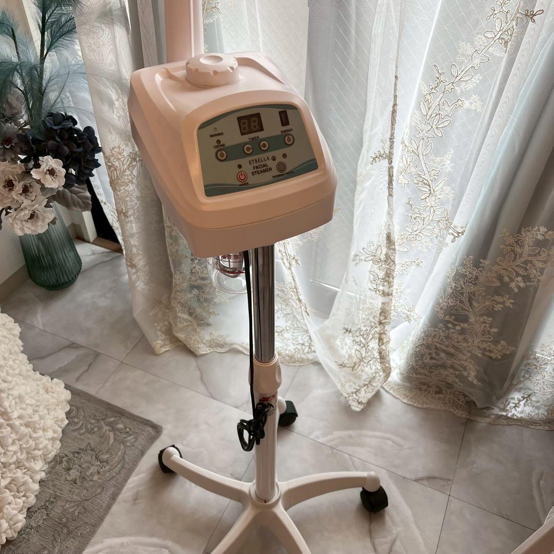 エステスチーマー ETBELLA フェイシャルスチーマー、卓上精製水器 セット