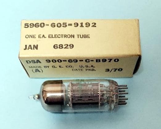 未使用JAN 6829 GE真空管 M-808