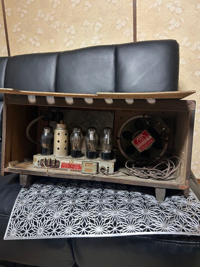 レトロ真空管ラジオ　中古現状品　レア
