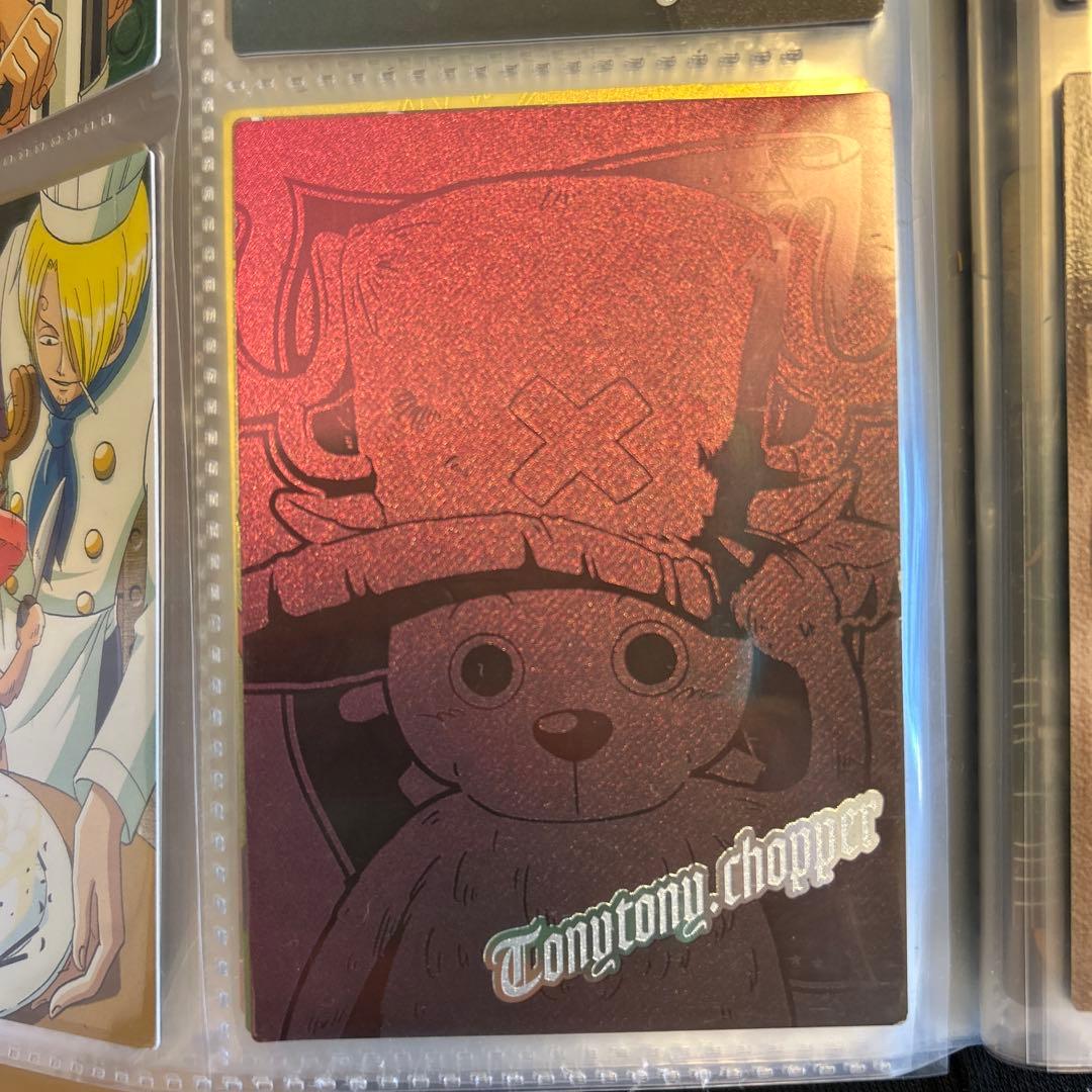 ワンピース エッチングカード　サンジ　チョッパー　ナミ　ウソップ