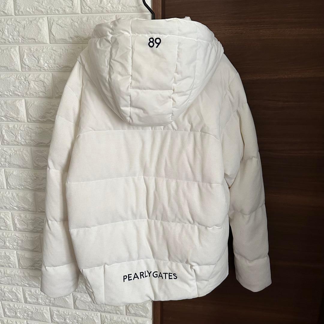 美品 PEARLY GATES パーリーゲイツ ダウンブルゾン フード付